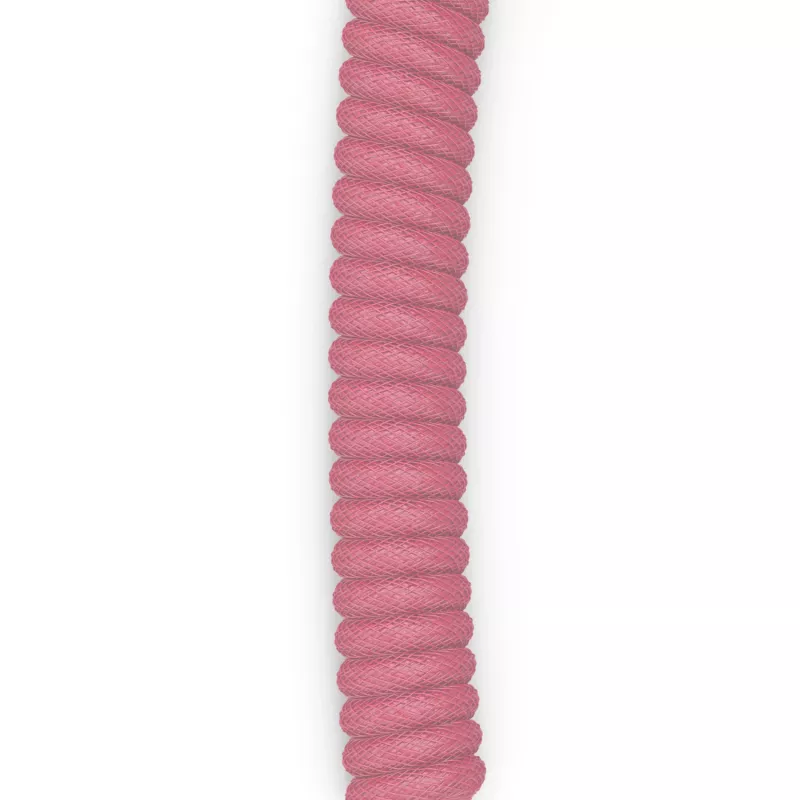 Cabo espiral USB GLORIOUS GMMK Pixel Pink 1,5m – cabo espiral removível para teclados