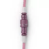 Cabo espiral USB GLORIOUS GMMK Pixel Pink 1,5m – cabo espiral removível para teclados