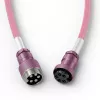 Cabo espiral USB GLORIOUS GMMK Pixel Pink 1,5m – cabo espiral removível para teclados