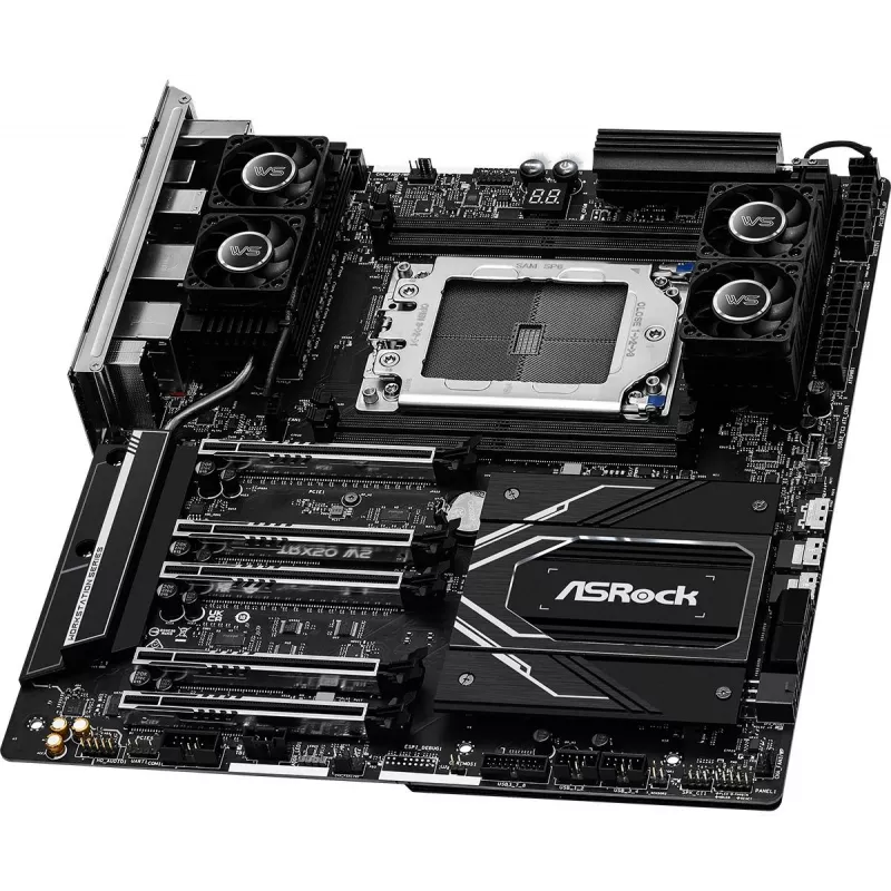 Motherboard ASRock TRX50 Ws AMD TRX50 Ryzen 4 X DDR5 Áudio HD 7.1ch EATX