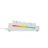 Teclado Gaming Mecânico GLORIOUS GMMK 3 65% Branco — USB com fios, RGB, QWERTY (US)
