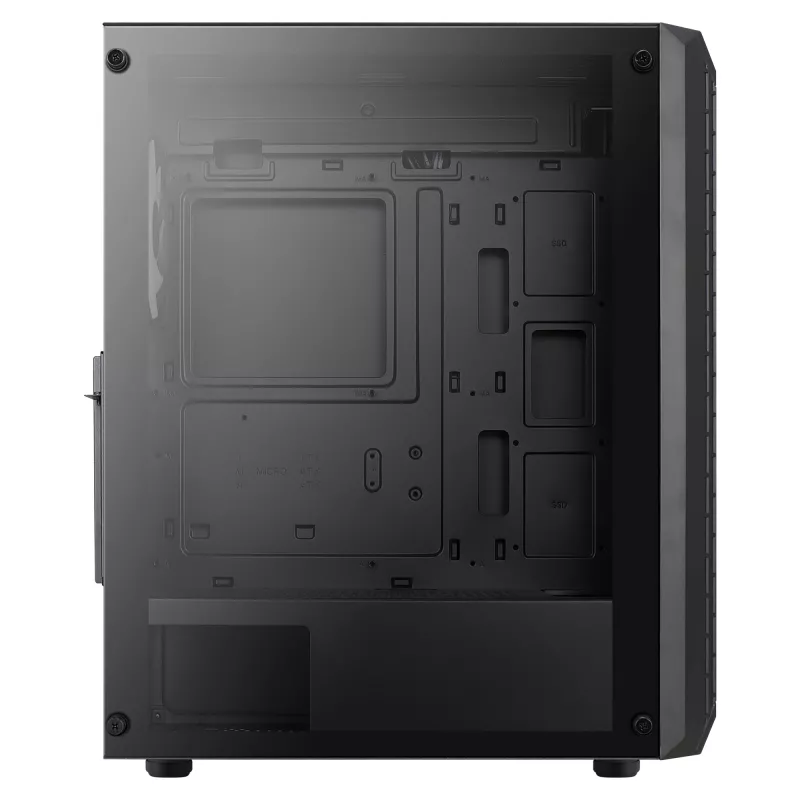 Caixa Gaming ATX Aerocool BEAMBKV2 4 ventoinhas 12cm FRGB Preta