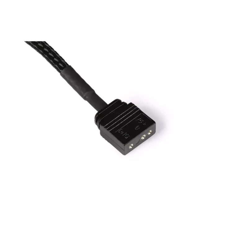 Cabo divisor RGB Alphacool 18710 preto plástico
