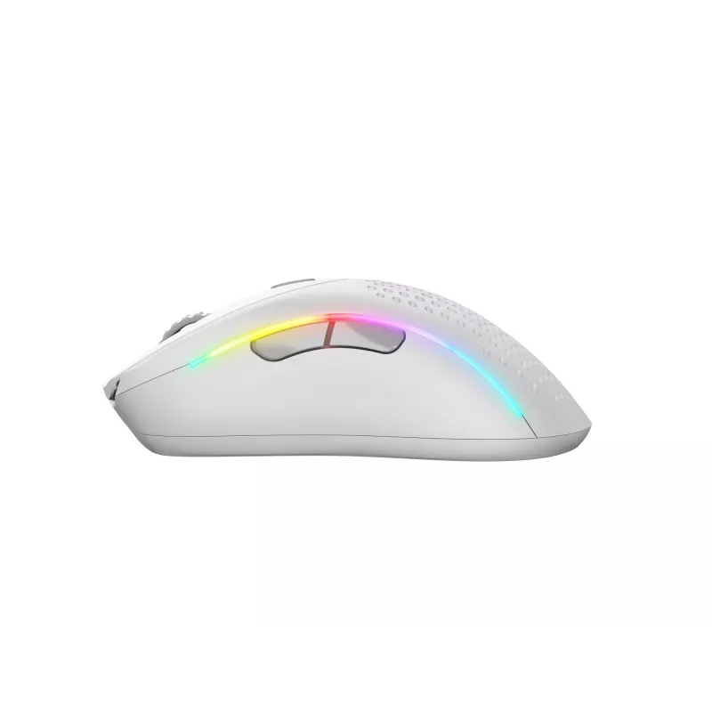 Rato Glorious Gaming Glorious Model D 2 Wireless - branco mate, destro, RF Wireless, 19000 DPI, branco