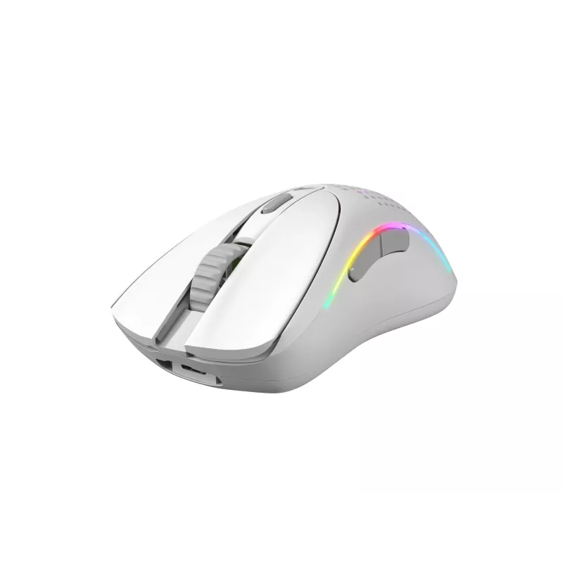 Rato Glorious Gaming Glorious Model D 2 Wireless - branco mate, destro, RF Wireless, 19000 DPI, branco