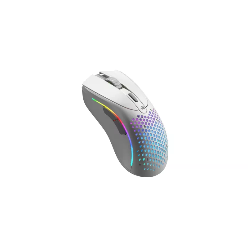 Rato Glorious Gaming Glorious Model D 2 Wireless - branco mate, destro, RF Wireless, 19000 DPI, branco
