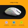 Rato Glorious Gaming Glorious Model D 2 Wireless - branco mate, destro, RF Wireless, 19000 DPI, branco