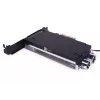 Refrigerador líquido Alphacool Core M.2 NVMe PCIe 5.0 com backplate