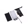 Refrigerador líquido Alphacool Core M.2 NVMe PCIe 5.0 com backplate