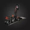Pedais gaming Asetek 40-010-0000002 — pedais com fio para PC, caixa em alumínio/bronze, preto/laranja/branco
