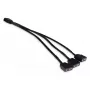 Cabo divisor RGB Alphacool 18709 5V preto plástico 150 mm