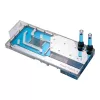 Bloco de água + backplate Phanteks Glacier G40 acrílico cobre cinzento transparente