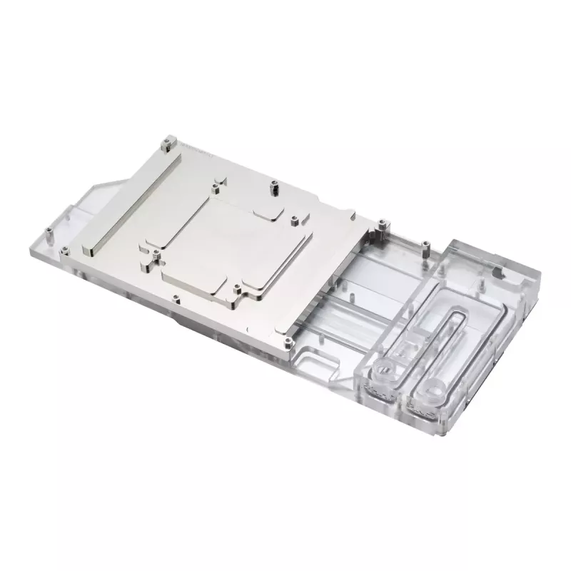 Bloco de água + backplate Phanteks Glacier G40 acrílico cobre cinzento transparente