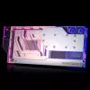Bloco de água + backplate Phanteks Glacier G40 acrílico cobre cinzento transparente