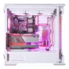 Bloco de água + backplate Phanteks Glacier G40 acrílico cobre cinzento transparente
