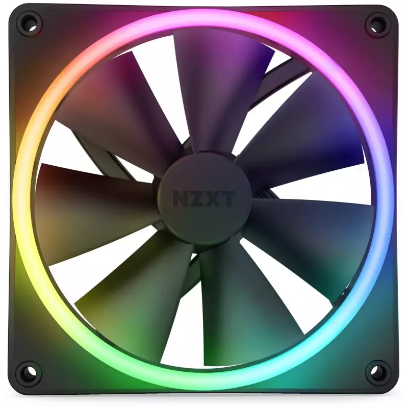 Ventoinha NZXT F120 RGB DUO 12 cm Preto 500–1800 RPM 2.42 mmH2O