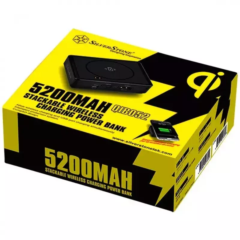Powerbank portátil Silverstone QIB052 5200 mAh