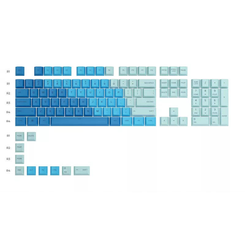 Teclas de teclado Glorious Gaming GPBT