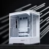 Caixa de computador Jonsbo D400 Midi Tower ATX Vidro Temperado – Branco
