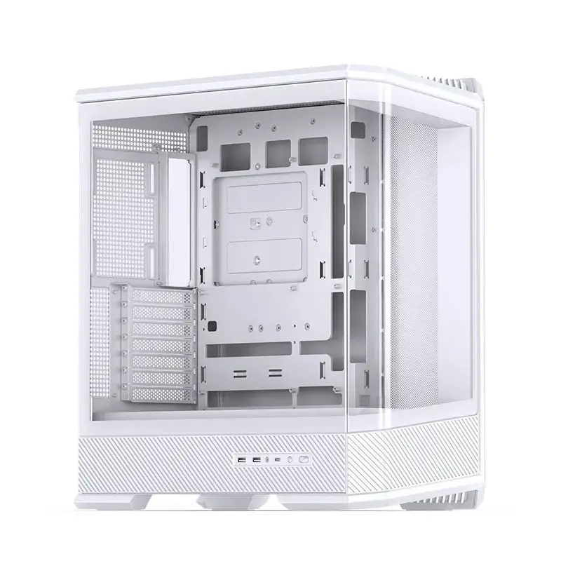 Caixa de computador Jonsbo D400 Midi Tower ATX Vidro Temperado – Branco