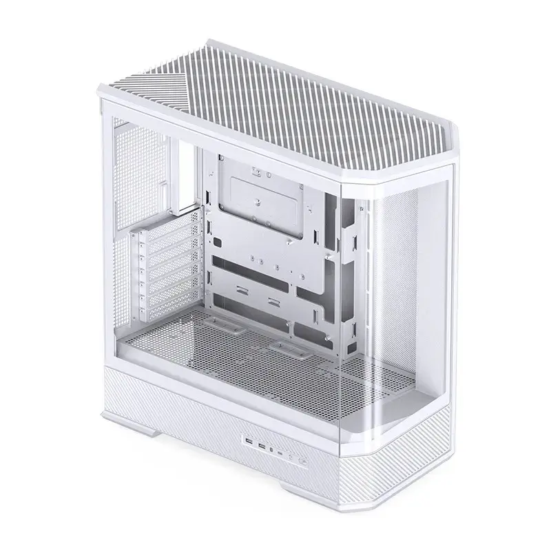 Caixa de computador Jonsbo D400 Midi Tower ATX Vidro Temperado – Branco