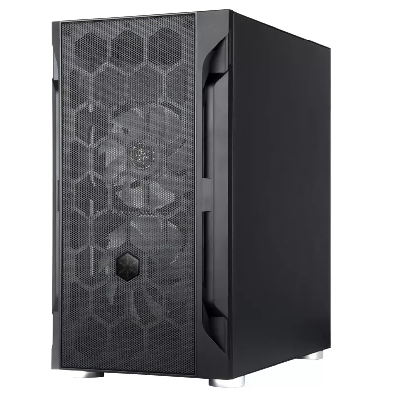 Caixa de PC Silverstone FARA H1M PRO Micro Tower Preto
