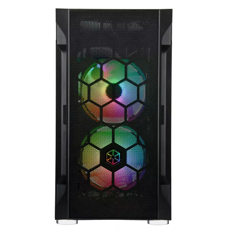 Caixa de PC Silverstone FARA H1M PRO Micro Tower Preto