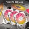 Dissipador de CPU CORSAIR - Icue Link Titan 360 Rx RGB Refrigeração Líquida AIO - Branco
