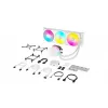 Dissipador de CPU CORSAIR - Icue Link Titan 360 Rx RGB Refrigeração Líquida AIO - Branco