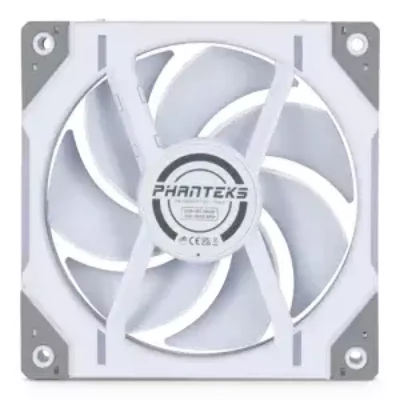 Ventoinha Phanteks D30-120 12 cm Branco 250-2000 RPM Rolamento hidrodinâmico