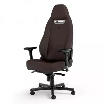 Cadeira Gaming noblechairs LEGEND — assento acolchoado, castanho, 520 mm de largura, 132–142 cm de altura, 150 kg máx