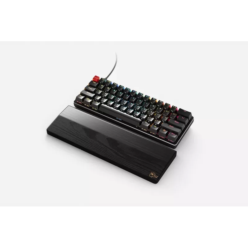 Apoio de pulso em madeira para teclado Glorious PC Gaming Race GV-75-DARK Preto