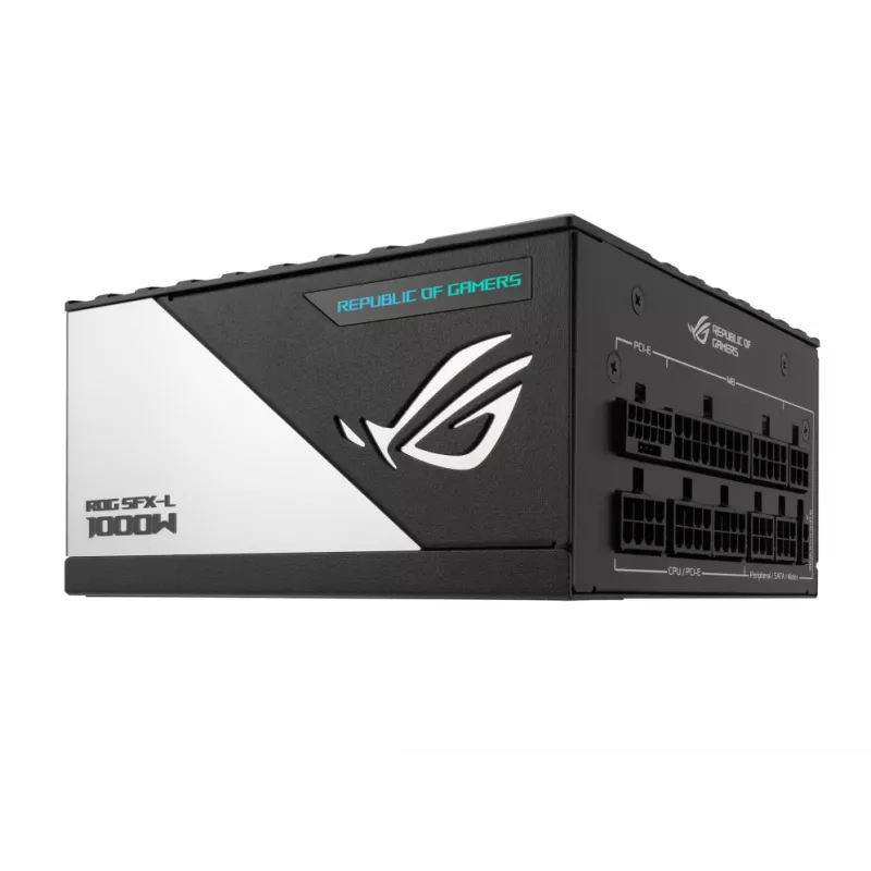 Fonte de alimentação ASUS ROG Loki SFX-L 1000W Platinum 24 pinos ATX Preto, Prateado