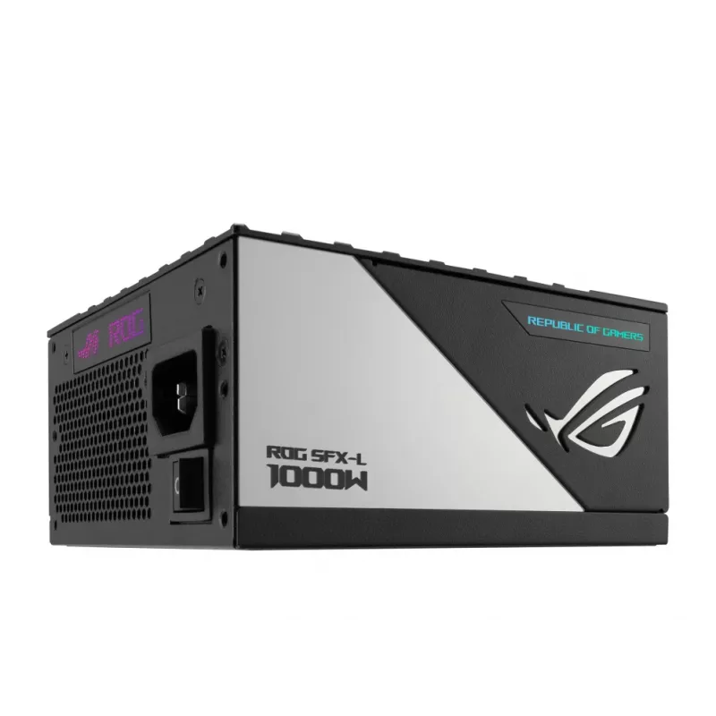 Fonte de alimentação ASUS ROG Loki SFX-L 1000W Platinum 24 pinos ATX Preto, Prateado