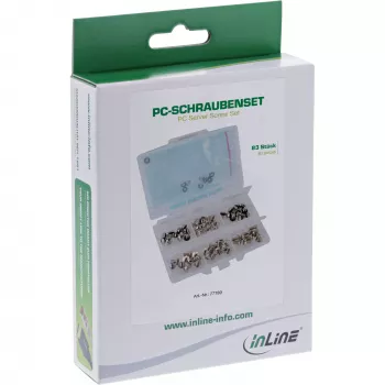 InLine Conjunto de parafusos para PC servidor 83 unid.