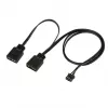 Dissipador de ar Silverstone Air Slimmer 120 12 cm Preto Transparente