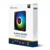 Dissipador de ar Silverstone Air Slimmer 120 12 cm Preto Transparente