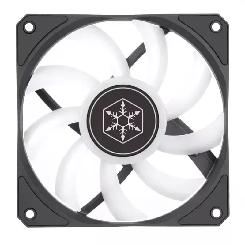 Dissipador de ar Silverstone Air Slimmer 120 12 cm Preto Transparente