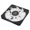 Dissipador de ar Silverstone Air Slimmer 120 12 cm Preto Transparente