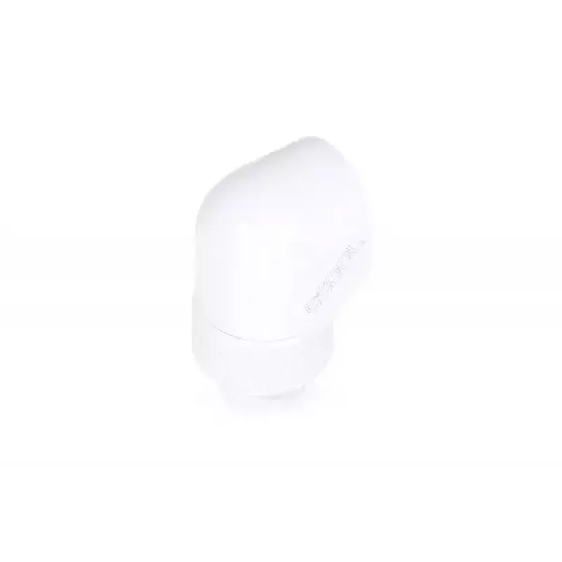 Conjunto de montagem Alphacool Eiszapfen Conector em L rotativo G1/4 rosca macho para G1/4 rosca fêmea branco