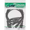 InLine Cabo de alimentação em Y 1x CEE 7/7 angular / 2x ficha IEC C13 de 3 polos, 1,8 m