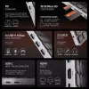 Axagon HMC-KB-GE, hub USB 5Gbps com teclado, HDMI 4K/60Hz, 3x USB-A, SD/mSD, áudio, PD 100, layout alemão