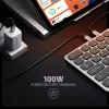 Axagon HMC-KB-GE, hub USB 5Gbps com teclado, HDMI 4K/60Hz, 3x USB-A, SD/mSD, áudio, PD 100, layout alemão