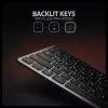 Axagon HMC-KB-GE, hub USB 5Gbps com teclado, HDMI 4K/60Hz, 3x USB-A, SD/mSD, áudio, PD 100, layout alemão