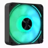 APNX FP2-120 PWM ARGB ventoinha de caixa, 120 mm, 500–1800 rpm, 83,85 CFM, 34,8 dB, preto