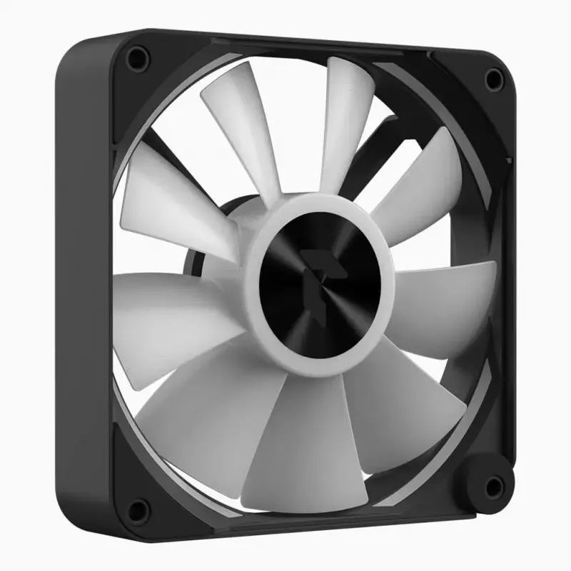 APNX FP2-120 PWM ARGB ventoinha de caixa, 120 mm, 500–1800 rpm, 83,85 CFM, 34,8 dB, preto