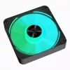 APNX FP2-120 PWM ARGB ventoinha de caixa, 120 mm, 500–1800 rpm, 83,85 CFM, 34,8 dB, preto