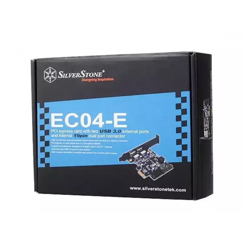 Placa de interface Silverstone EC04-E interna USB 3.2 Gen 1