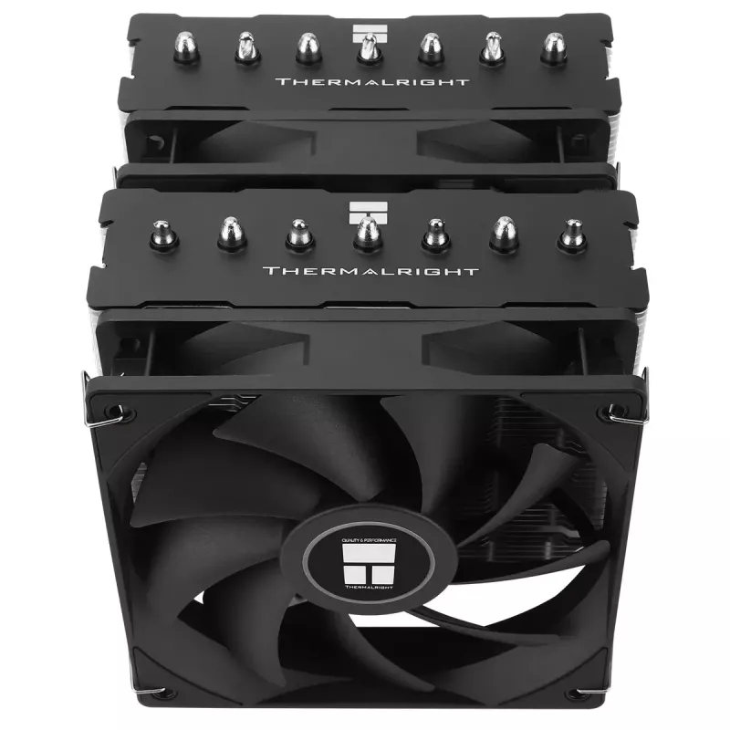 Refrigerador a ar Thermalright Phantom Spirit 120 SE 12 cm preto 66,17 cfm