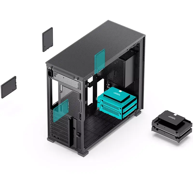 Caixa PC Jonsbo D41 STD Midi Tower preto